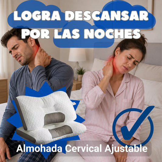 Almohada Cervical Ajustable Ancha